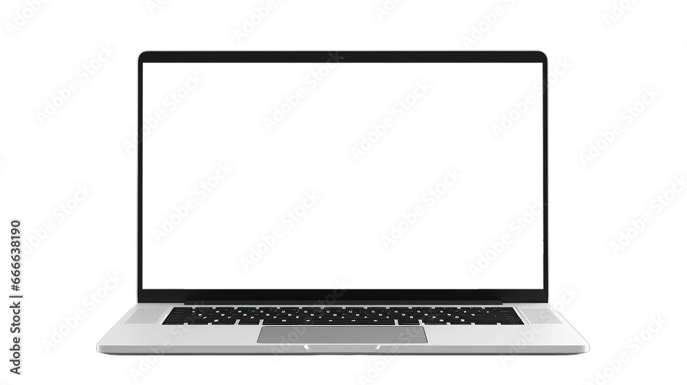 Computer Laptop on transparent background. Computer Laptop on transparent background.