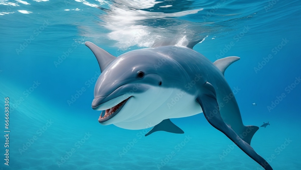dolphin in sea