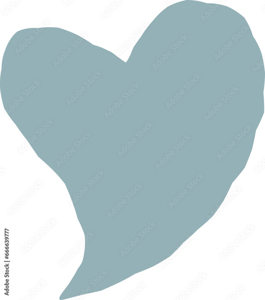 Heart graphic shape element design vector background