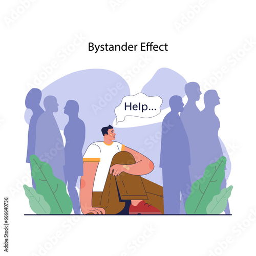 Bullying. Upset victim being bullied and shamed by others. Harassment