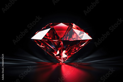 red diamond gemstone