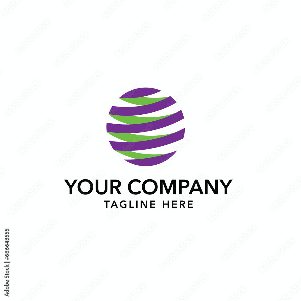 Line Globe business logo Line Globe business logo
