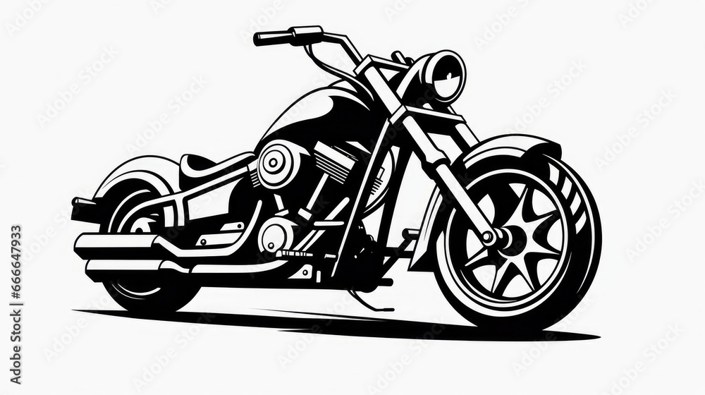 Obraz premium Chopper motorbike