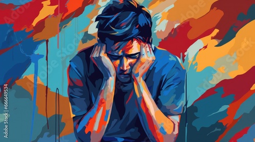 Despair Frustration Life Problems Concept