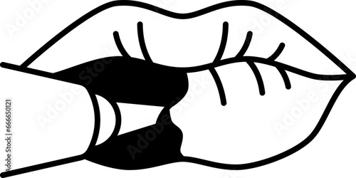 lip  icon