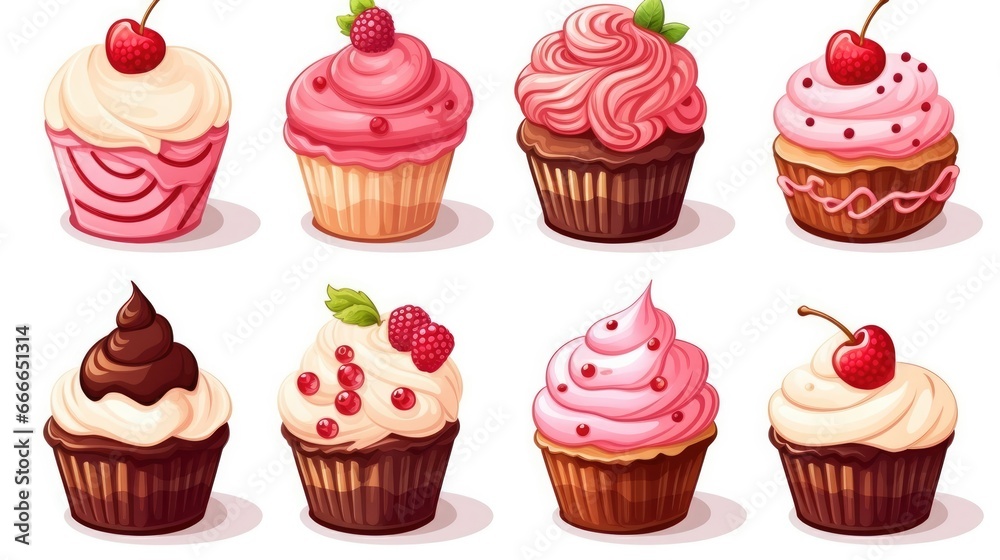 Vector about Confectionery and sweets candies set isolated Vector about Confectionery and sweets candies set isolated