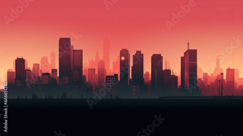 Silhouette of the city