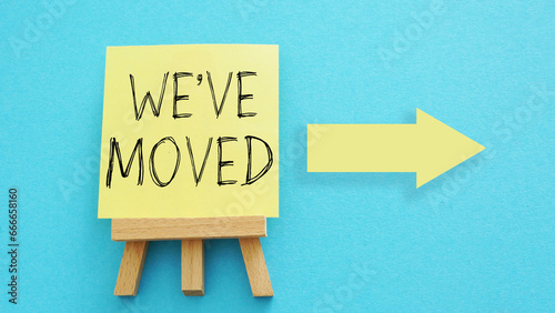 We've moved Message is shown using the text. We have moved