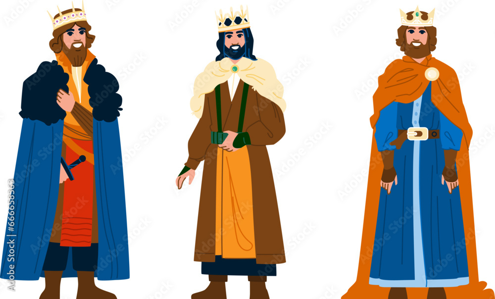 history medieval king vector. throne royal, vintage old, royalty knight history medieval king character. people flat cartoon illustration