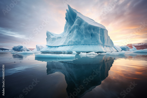iceberg in the sea, Generative AI