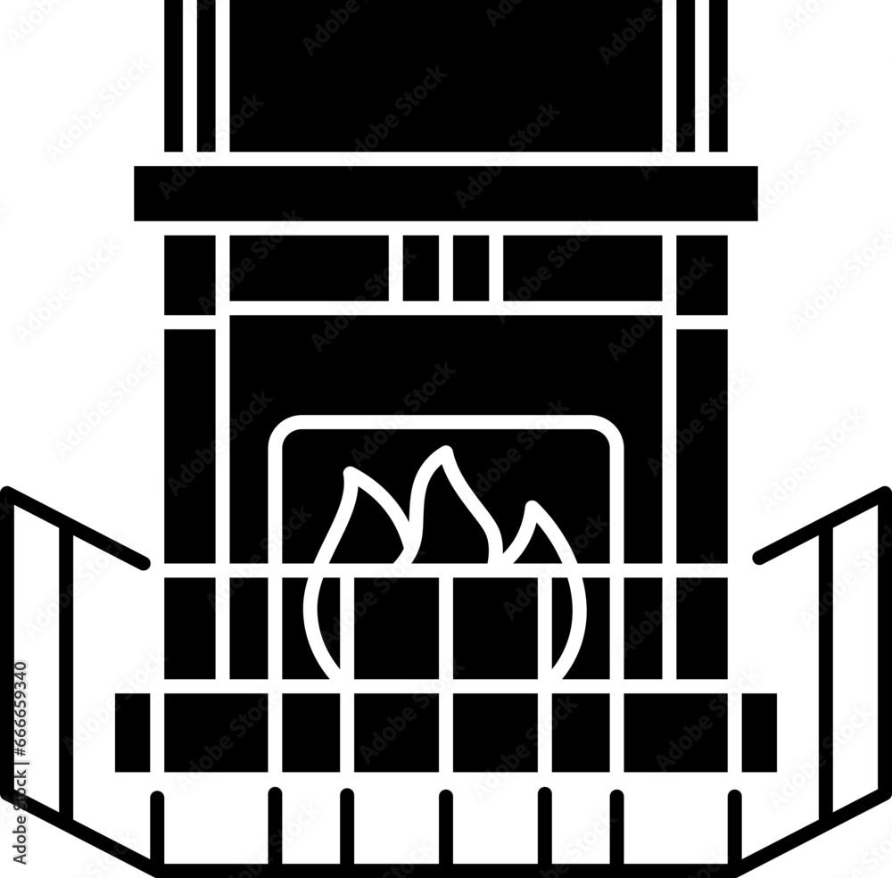 fireplace icon fireplace icon