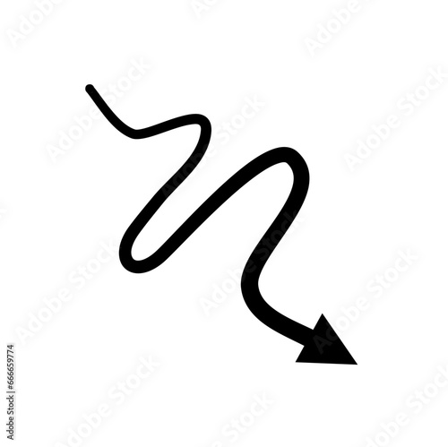 Hand Drawn Vektor Arrow Doodle 