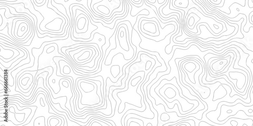 Abstract pattern with lines. Abstract sea map geographic contour map and topographic contours map background. Abstract white pattern topography vector background. Topographic line map background.