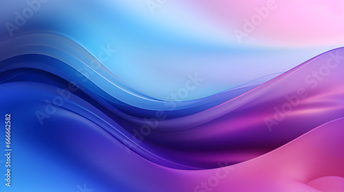 Purple and blue gradient fluid wave abstract background