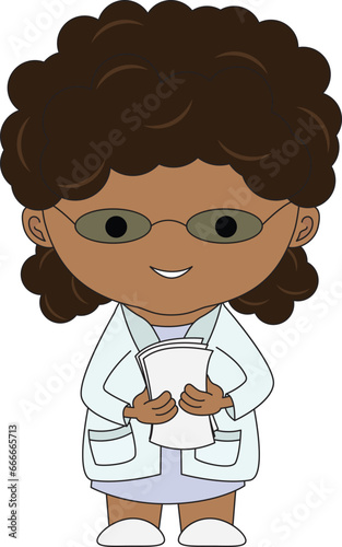 Illustrations medical personnel, doctor, nurse, health, medicine. Medical characters. Cute doctors, stomatologs and nurses. Men and women are avatars. Vector flat illustration.