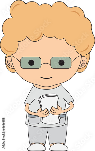 Illustrations medical personnel, doctor, nurse, health, medicine. Medical characters. Cute doctors, stomatologs and nurses. Men and women are avatars. Vector flat illustration.