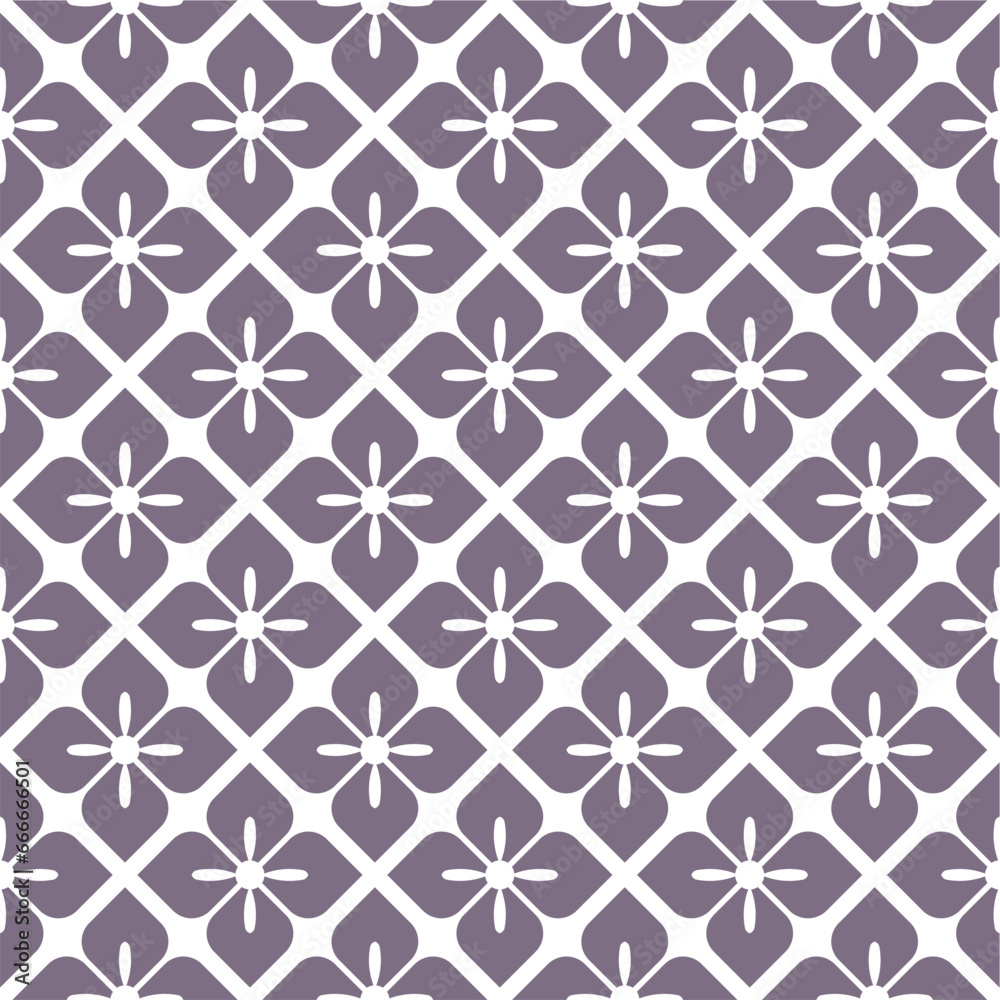 Seamless Batik pattern with abstract floral Seamless Batik pattern with abstract floral