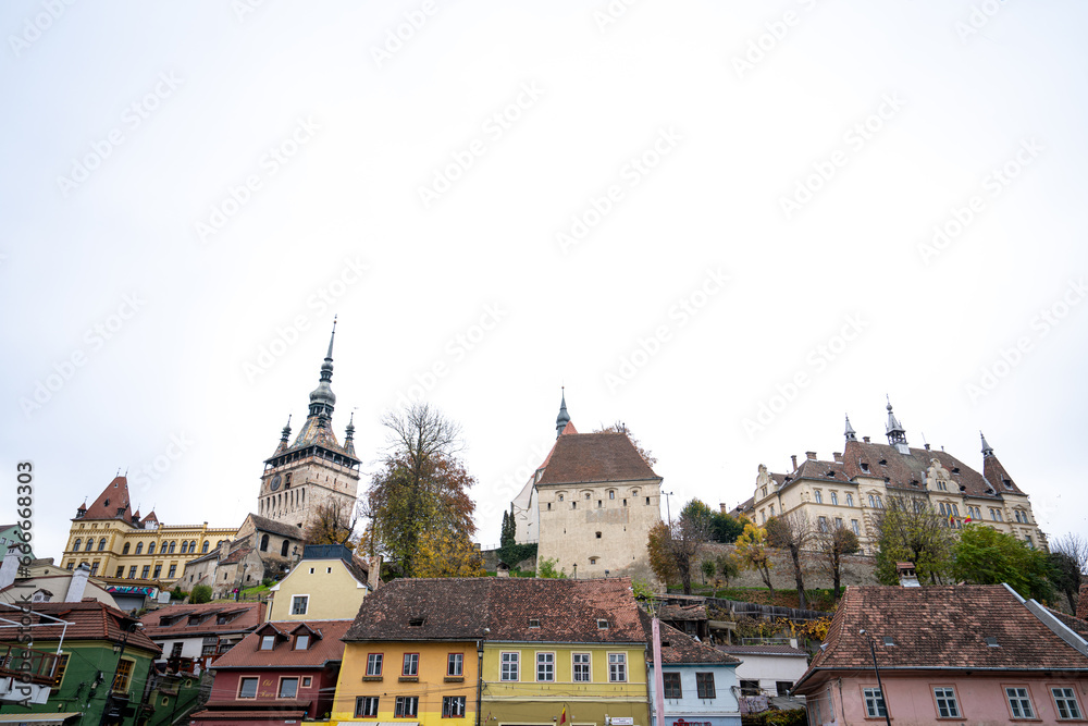 Fototapeta premium Sighișoara / Schäßburg Skyline
