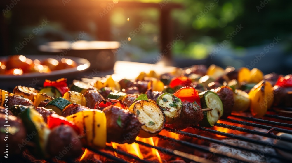 Close-Up of Grilling Delicious Food that Makes Your Mouth Water Close-Up of Grilling Delicious Food that Makes Your Mouth Water