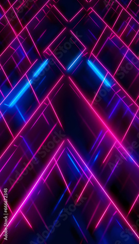 Neon Pattern Abstract