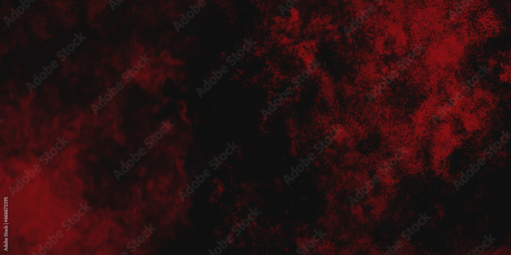 Red abstract background. flames seen from above on a black background white wall with blood splatter for halloween background