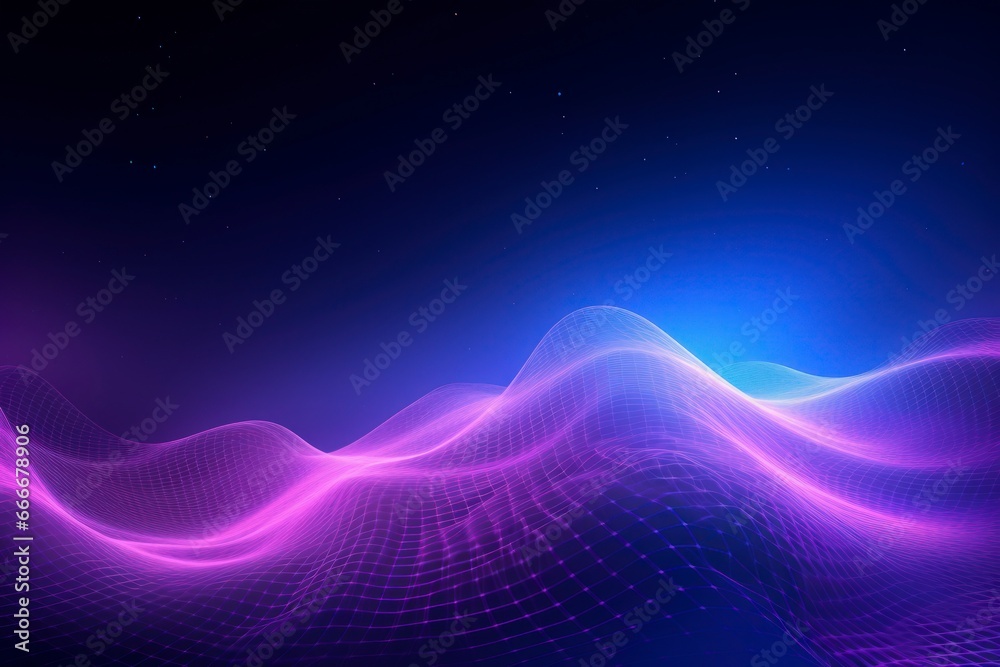 abstract blue wave background
