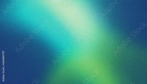 Grainy gradient background blue green grunge noise texture smooth blurred backdrop website header design photo