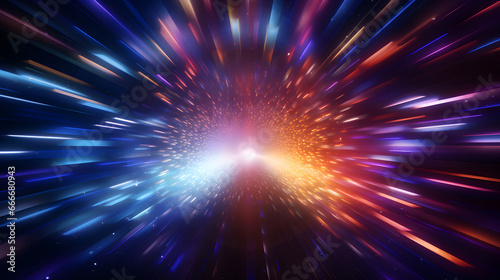 disco light explosion,spotlight center, vibrant color © NOOPIAN