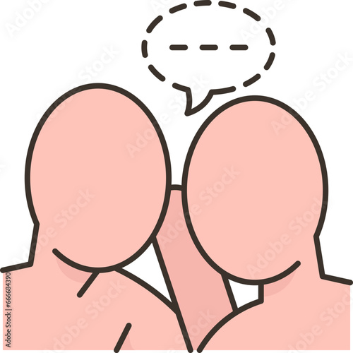 gossiping  icon