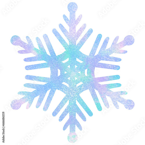 Colorful Pastel Snowflake 5
