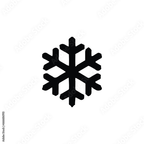 Snow icon. Simple style Christmas holiday poster background symbol. Snow brand logo design element. T-shirt printing. Vector for sticker.