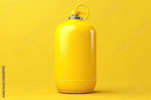 3d Render Gas Cylinder Isolated Background