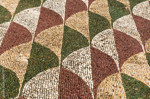 Floor of Frigidarium, Mosaic, Baths of Caracalla, UNESCO World Heritage Site, Rome, Latium (Lazio)