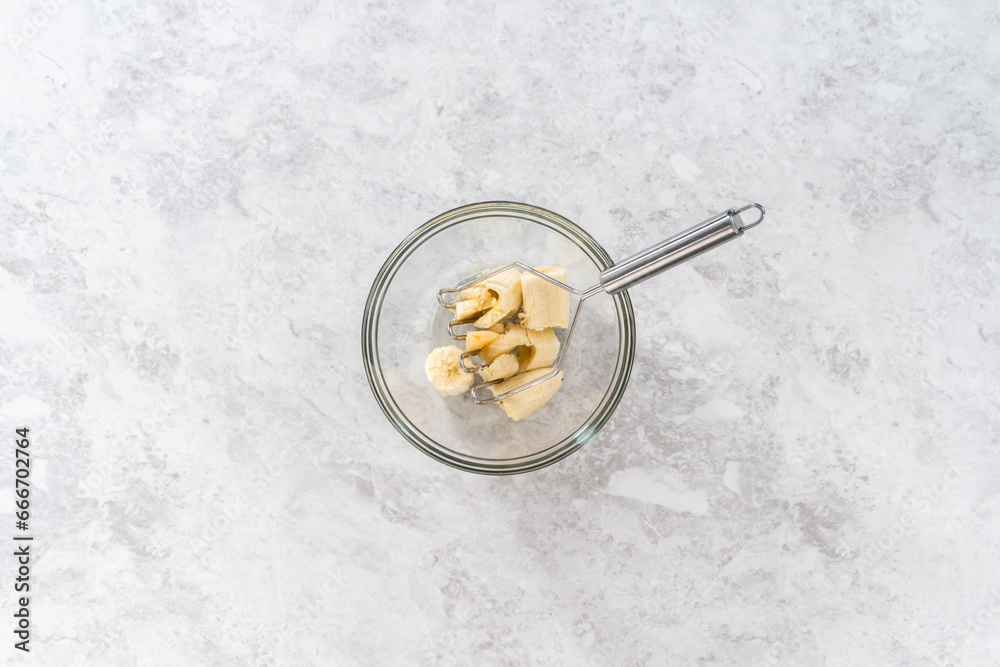 Mashed bananas Mashed bananas