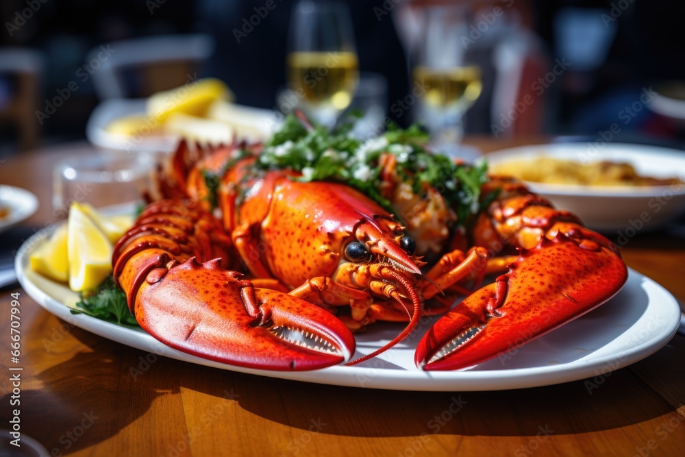 Exquisite Lobster Feast: Elegantly Prepared Delight Exquisite Lobster Feast: Elegantly Prepared Delight
