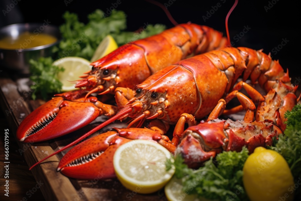Exquisite Lobster Feast: Elegantly Prepared Delight Exquisite Lobster Feast: Elegantly Prepared Delight