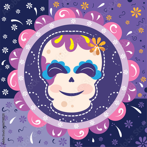 Day of the Dead sticker
