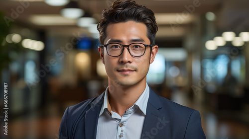 portrait of a asian businessman