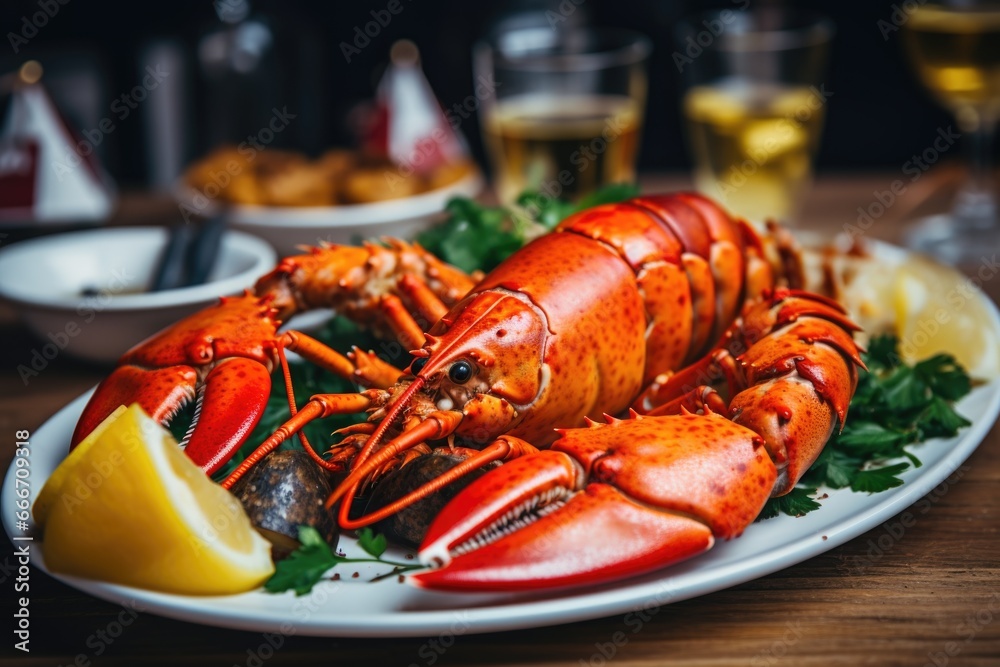 Exquisite Lobster Feast: Elegantly Prepared Delight Exquisite Lobster Feast: Elegantly Prepared Delight