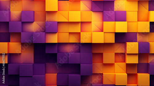 purple and yellow geometric abstract background