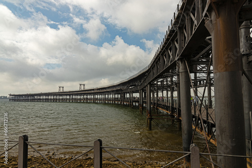 Rio Tinto Company Dock or in spanish Muelle de la Compañía de Río Tinto in Huelva in Andalusia