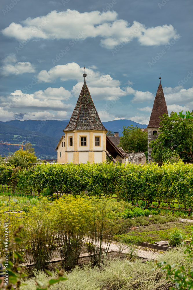 Neustift Convent garden, Brixen, South Tyrol Neustift Convent garden, Brixen, South Tyrol