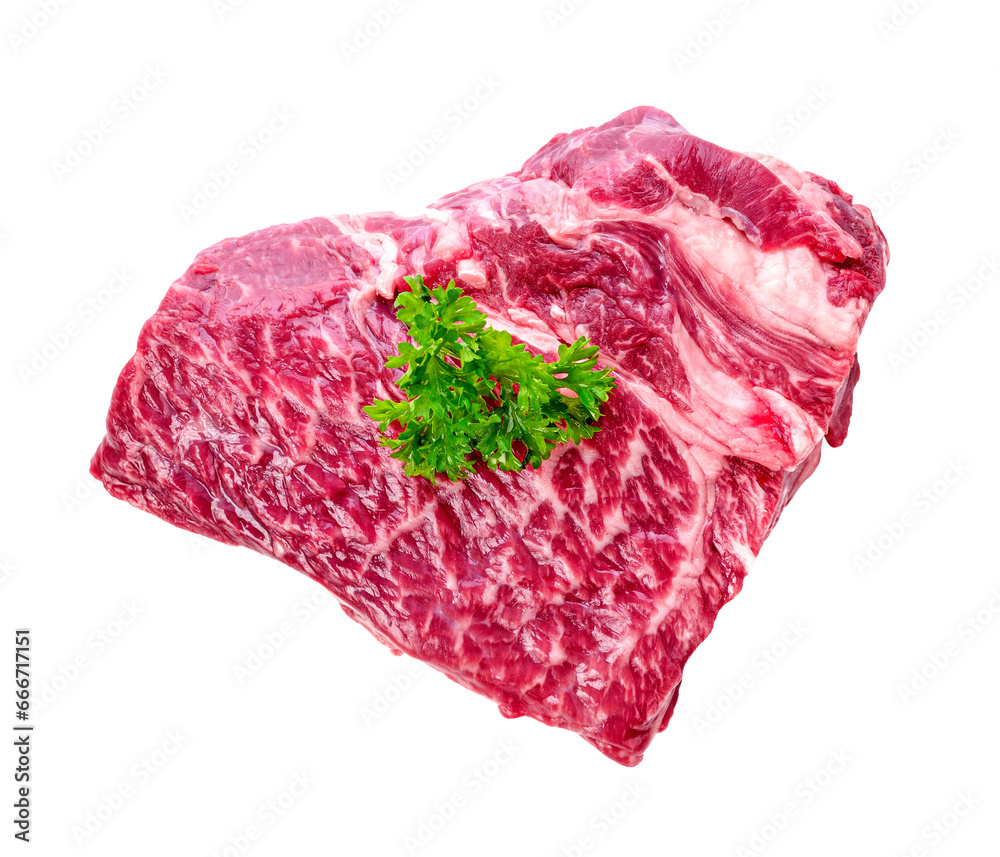 Fototapeta premium Fresh raw beef transparent png