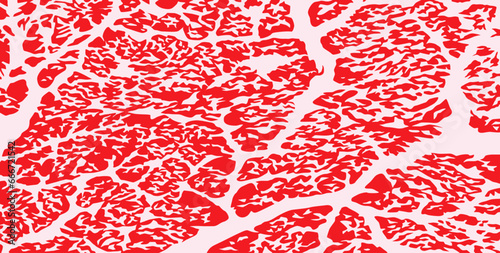Wagyu Meat marbled background. Vector illustration