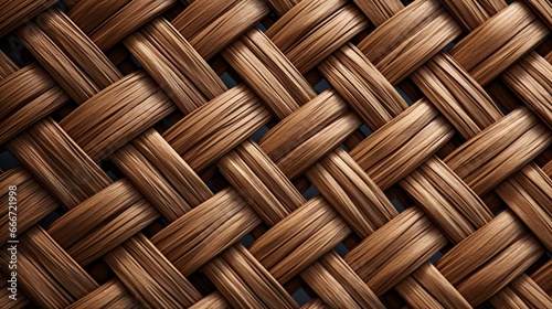 a close up of a woven basket