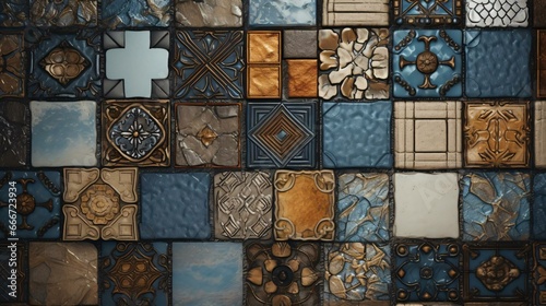 a group of tiles © KWY
