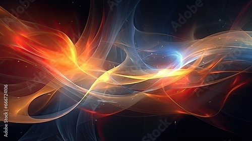 Colorful, surreal, futuristic, and abstract image to be used as background and wallpaper in presentations and social media