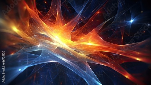 Colorful, surreal, futuristic, and abstract image to be used as background and wallpaper in presentations and social media