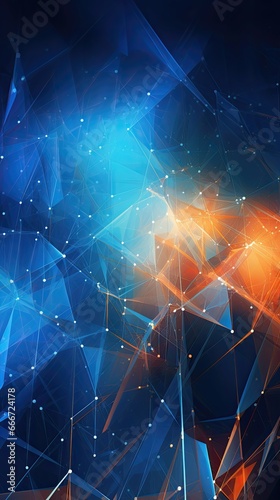 Futuristic and abstract image to be used as background and wallpaper