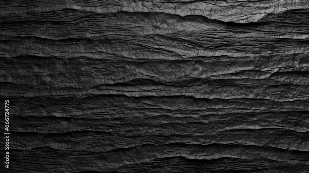 Fond d'un mur noir, texture granuleux, matière. Ambiance sombre. Arrière-plan pour conception et création graphique. - obrazy, fototapety, plakaty 